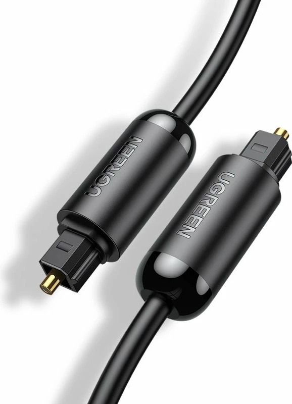 Kabllo audio optike Ugreen AV122 70891, Toslink/SPDIF, 1.5m, e zezë