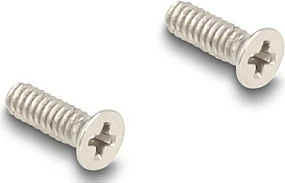 Adapter HDMI femër-femër DeLOCK 67167, montim në panel, 8K, flat/angled, argjend/bardhë