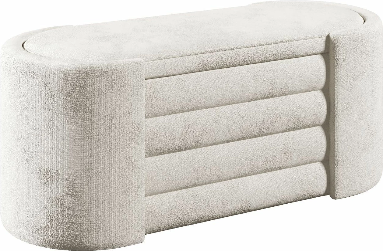 Bankë Atelier del Sofa, ngjyrë krem, Rosa Boxed