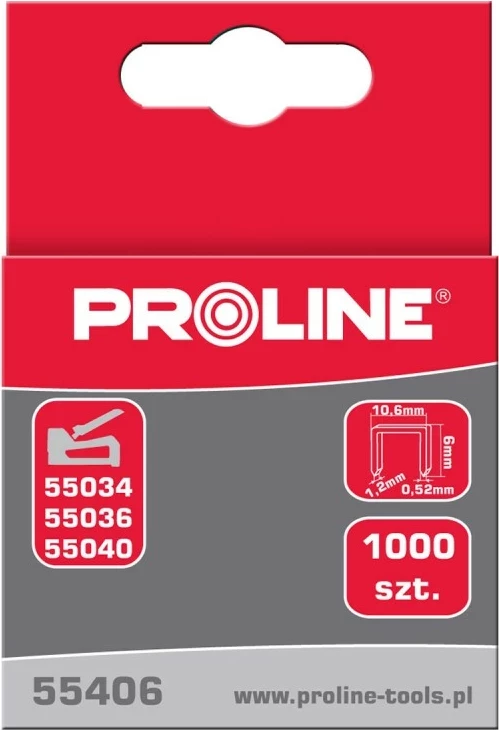Sponka PROLINE G/11 14mm (10,6x1,2mm), 1000 copë
