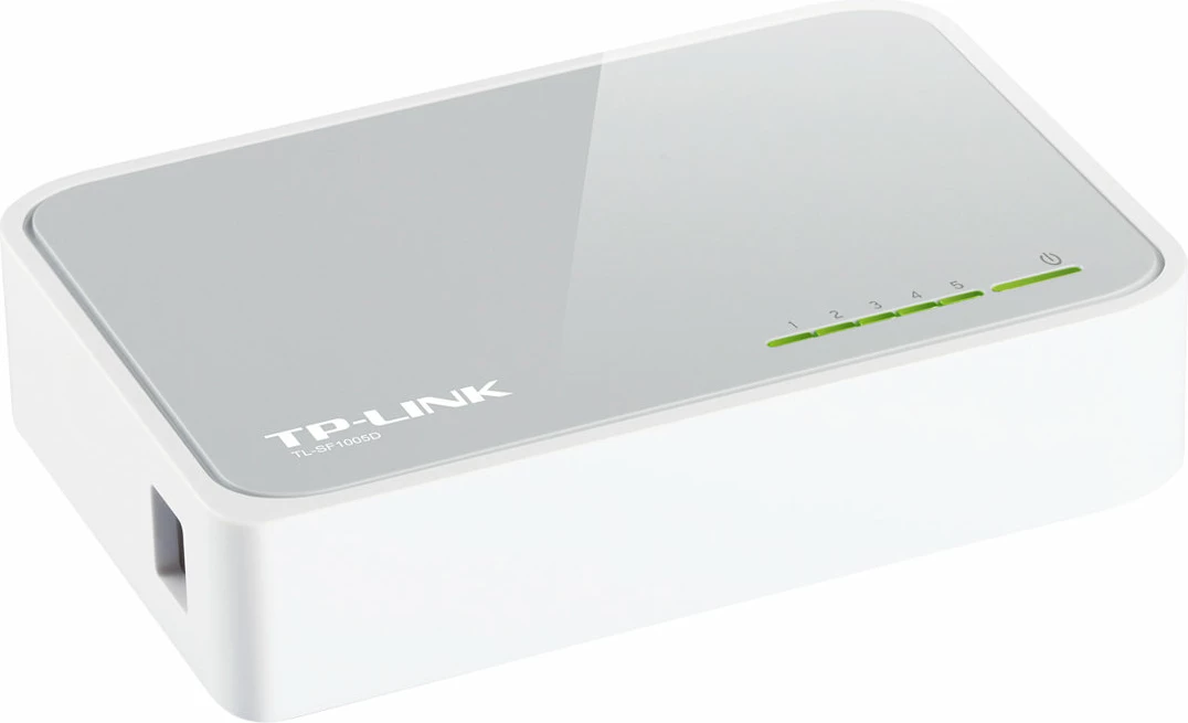 Switch TP-LINK TL-SF1005D, 5 porta, Fast Ethernet, i bardhë