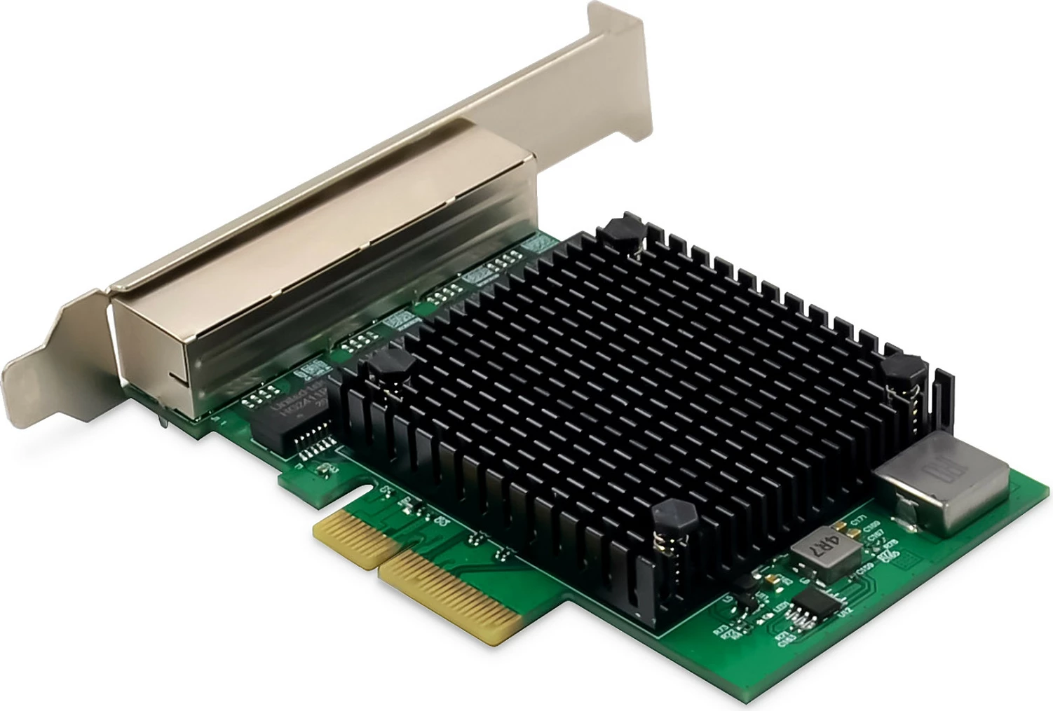 Kartelë rrjeti Digitus RTL8125B, PCIe, 4x RJ45, 2.5GbE