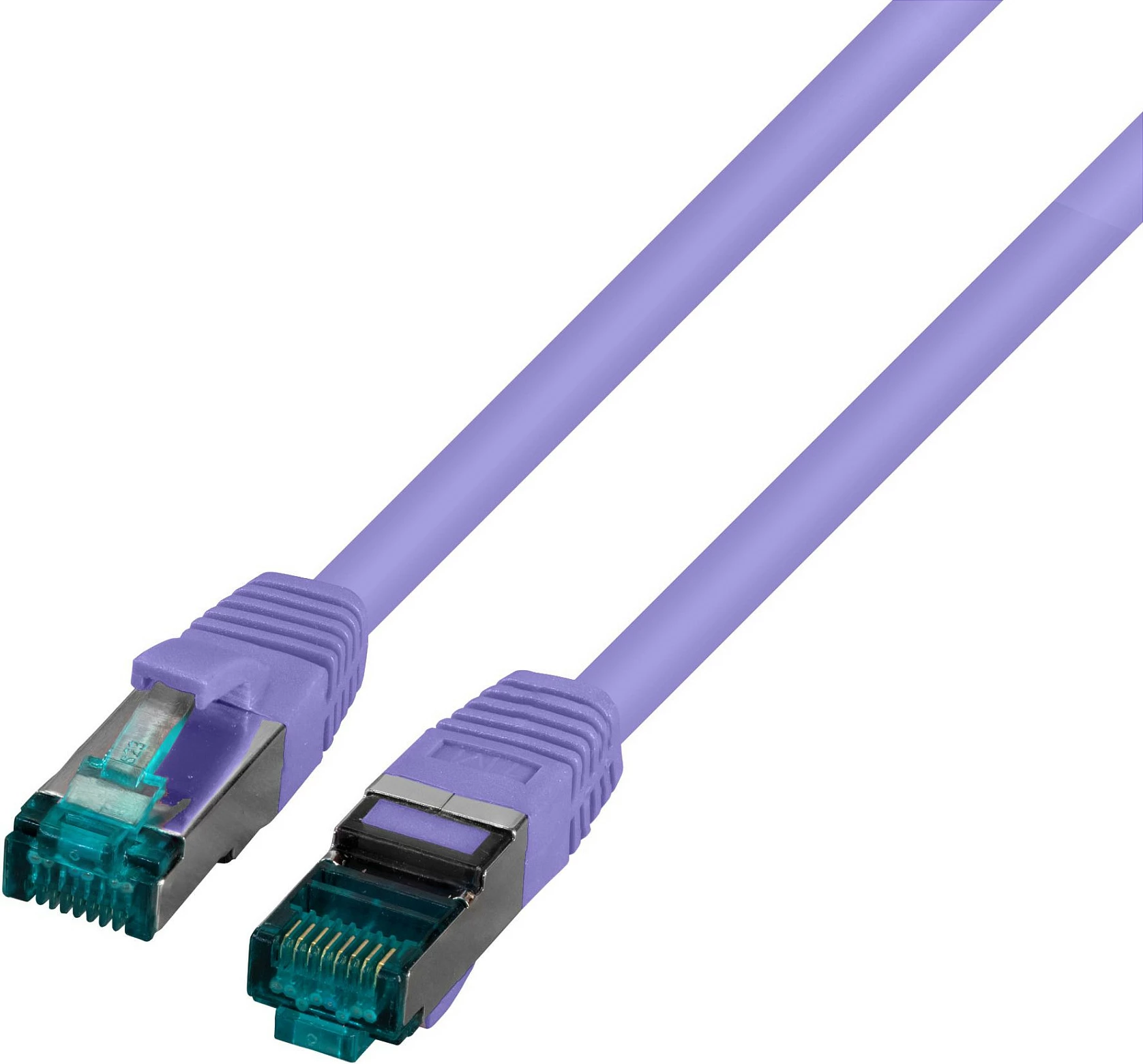 Kabllo rrjeti EFB Elektronik MK6001.1,5VI, Cat6a, 1.5 m, S/FTP, RJ45, 10GbE, vjollcë