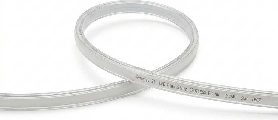 Shirit LED Synergy21 Flex Strip SPOTLESS FC, NW, DC 24V, 60W, IP67