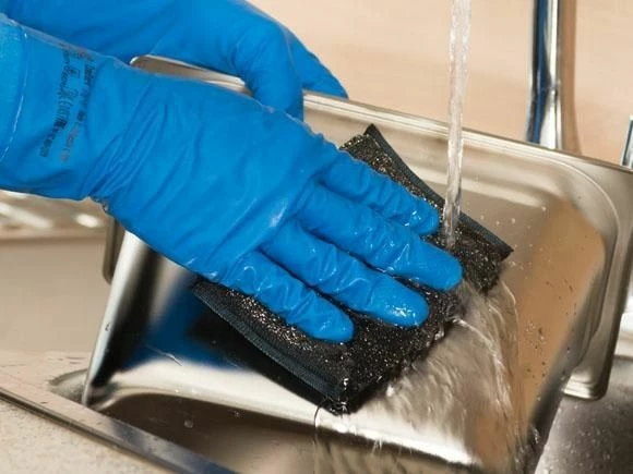 Sfungjer çelik Vileda Glitzi Power Inox, 2 copë