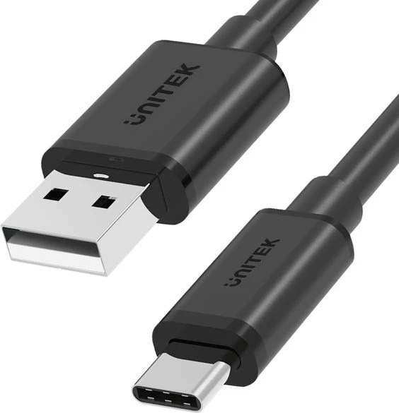 Kabllo USB-A në USB-C Unitek Y-C482BK 1 m, e zezë