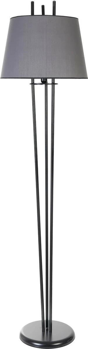 Llambë dyshemeje Opviq, ngjyrë gri e errët dhe e zezë, 165cm