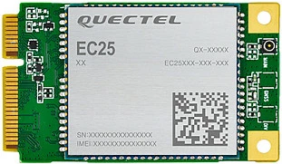 Modem rrjeti celular ALLNET EC25, PCIe Mini, LTE, GPRS, i gjelbër