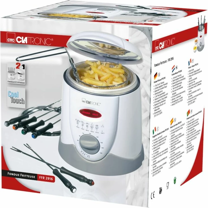 Fritezë Clatronic FFR 2916, e bardhë