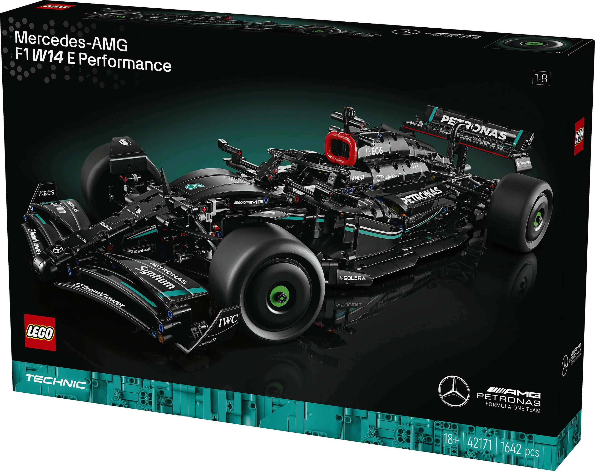 Set ndërtimi LEGO Mercedes-AMG F1 W14 E Performance, 1642 pjesë