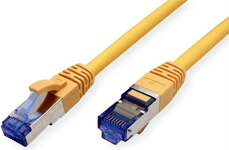 Kabllo rrjeti VALUE 21.99.1981, Cat6a S/FTP, RJ45-RJ45, 0.15 m, e verdhë