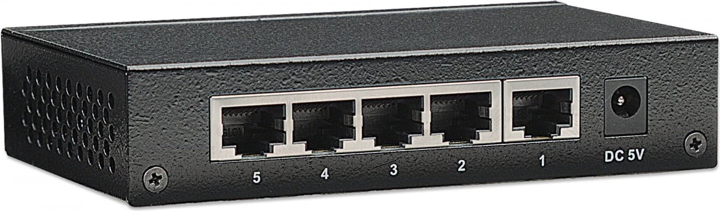 Switch Intellinet 530378, 5 portë Gigabit