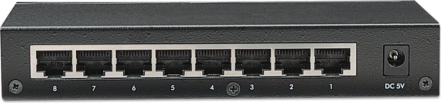 Switch Gigabit Intellinet për zyre, 8 porta