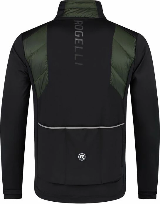 Jakne Rogelli për meshkuj, e gjelbër e zezë