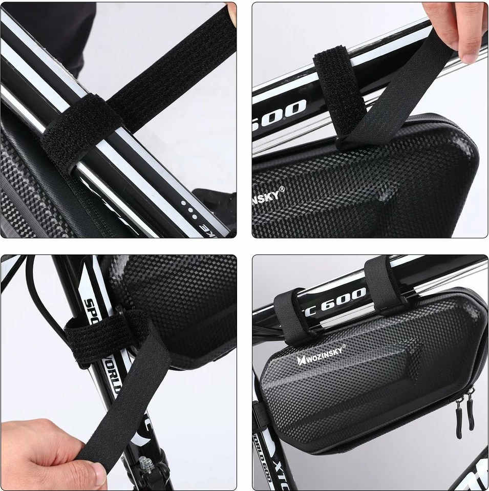 Çantë kornize për biçikletë Wozinsky WBB10BK, 1.5L, e zezë
