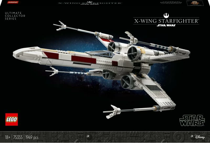 Set ndërtimi LEGO Star Wars X-Wing Starfighter 75355, 1949 pjesë, 18+