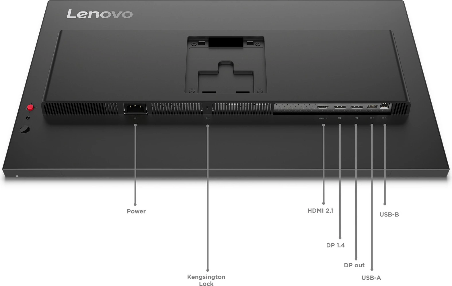 Monitor Lenovo ThinkVision P27Q-40, 27", 2560x1440, IPS, 120Hz, Eclipse Black