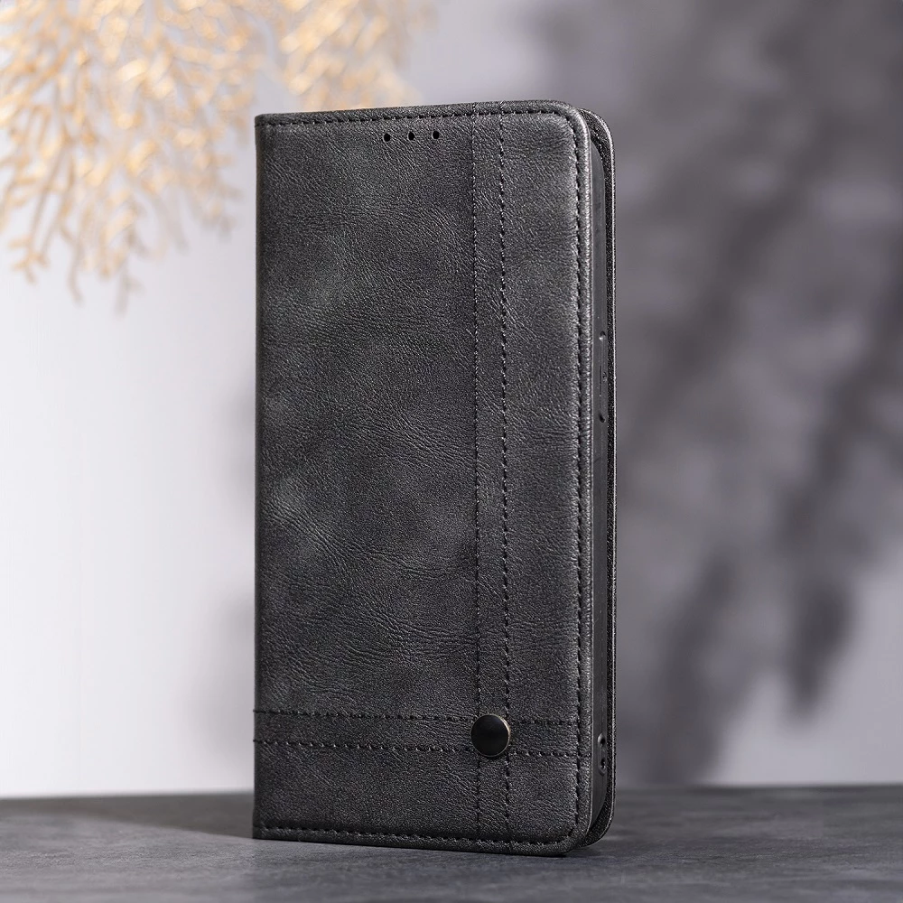 Mbështjellës flip HAVANA Sleek për iPhone 17 Air, me magnet, wallet, i zi