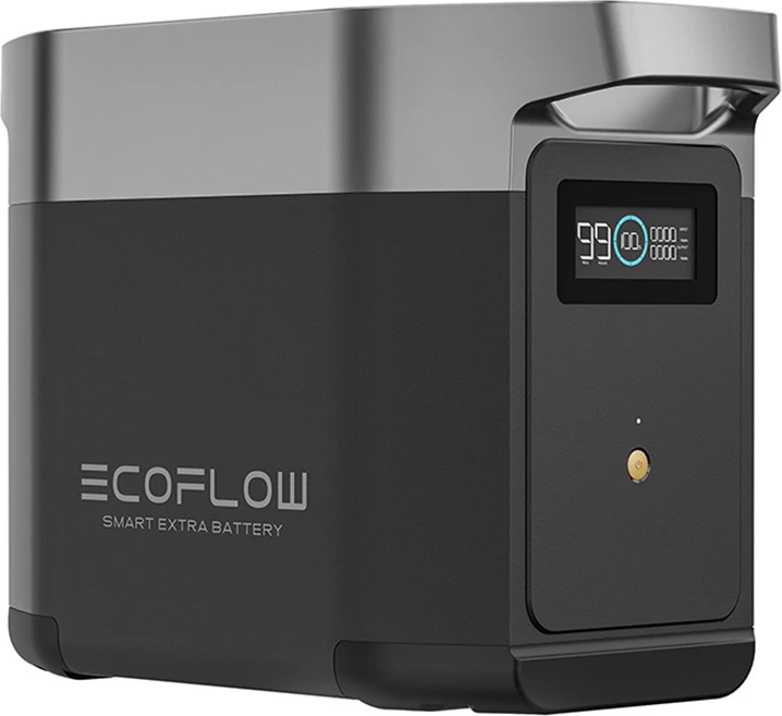 Bateri shtesë EcoFlow DELTA 2, 1024 Wh, për stacion energjie, e zezë