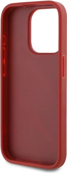 Mbështjellës Karl Lagerfeld Diagonal Quilted Script për iPhone 15 Pro, Kuq