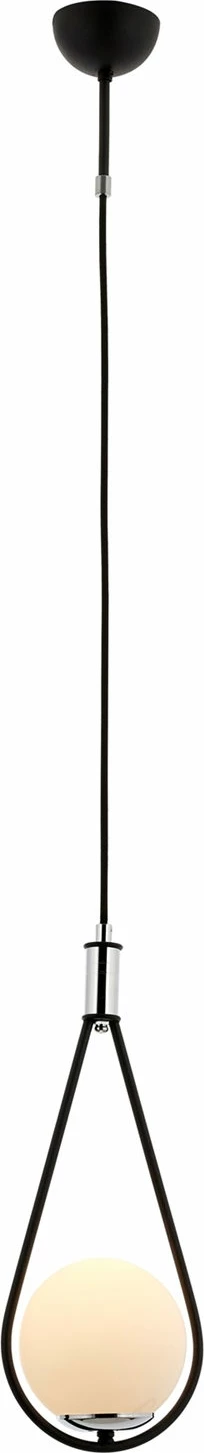 Llambë tavani Opviq, Av-4316-1Bsy, metal e xham, e zezë dhe e bardhë, 120x20cm