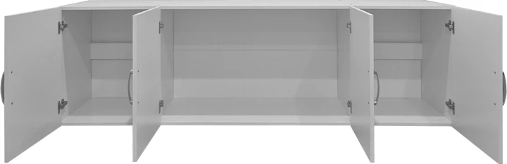 Shtesë sipërfaqe për dollap Alvia, e bardhë, 200x51x60cm