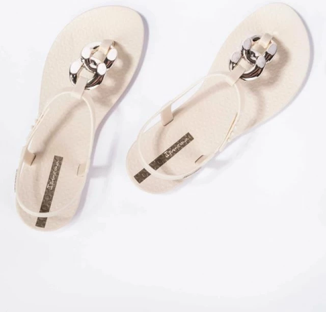 Sandale flip-flop për femra Ipanema, bezhë