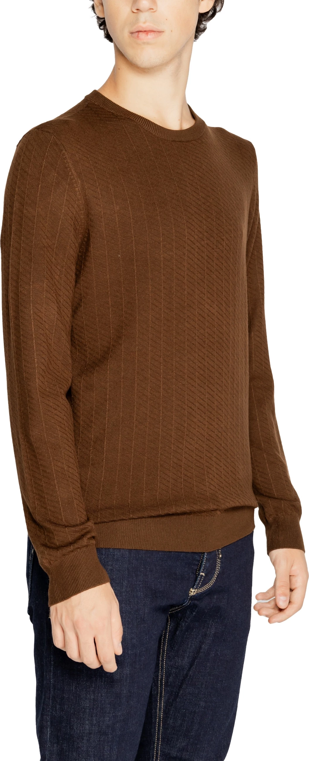 Xhemper për meshkuj Antony Morato MMSW01434-YA500002, kafe [Madhësia: XL]
