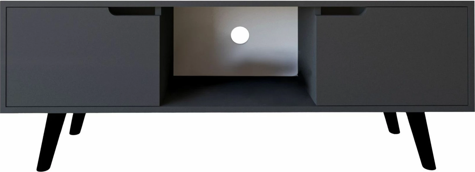 Komodë TV Skye Decor, ngjyrë siena-antracit