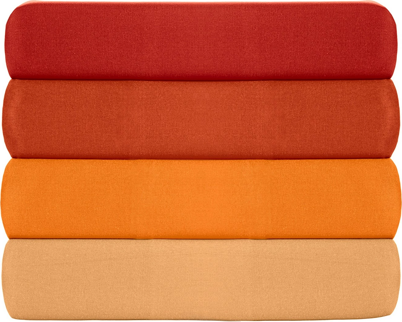 Çarçaf i vogël i shtrënguar, ranforce, ngjyrë kanellë, 90x190+30cm