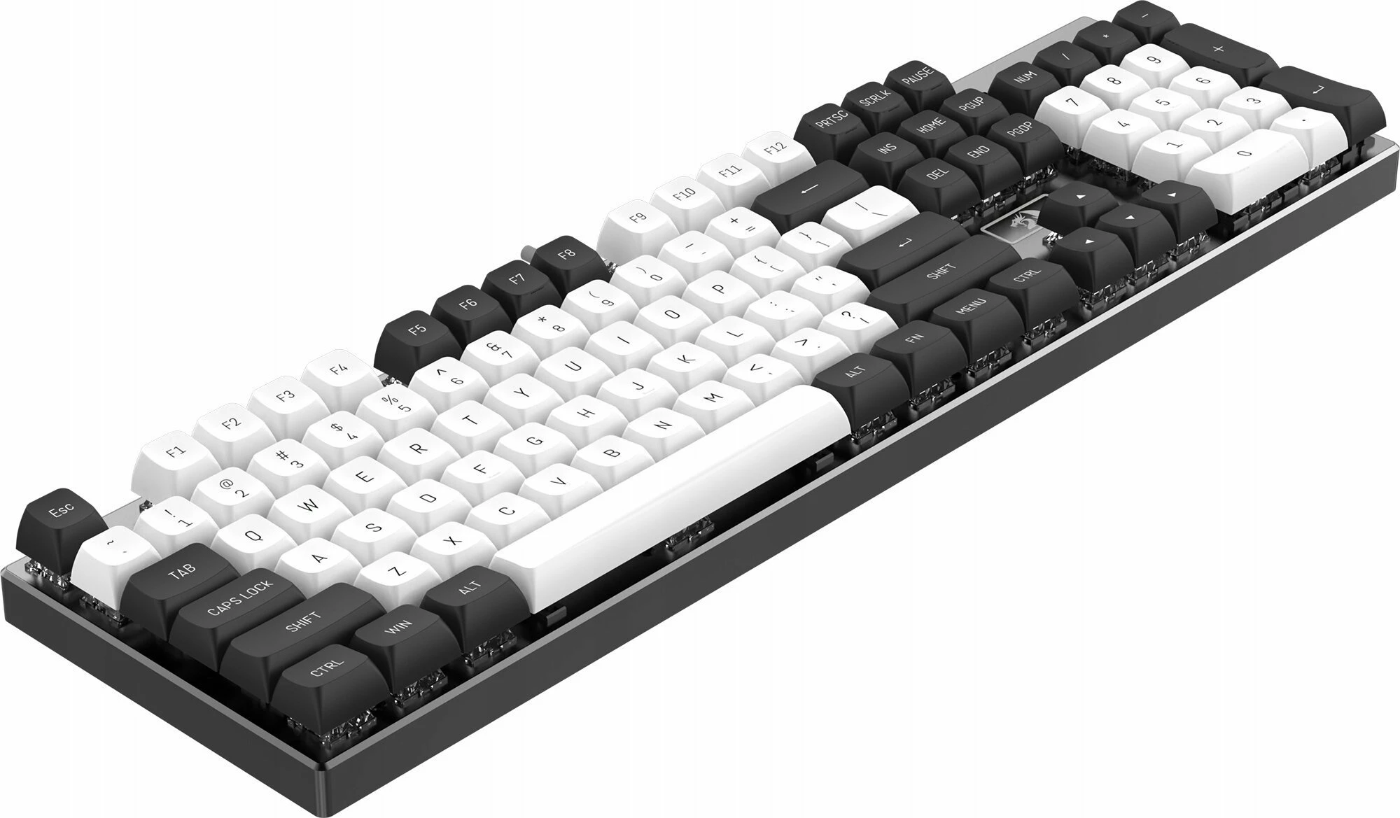 Set kapakësh tastesh Redragon A132 PBT Doubleshot 150 copë, bardhë/zi 7