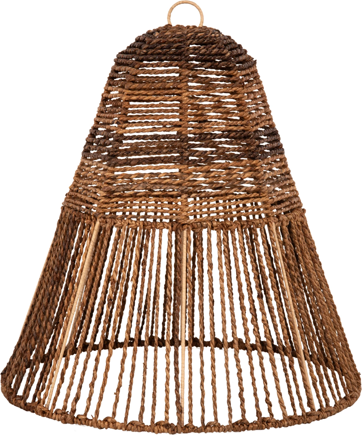 Llambë tavani varëse, fibra banane të thata, ngjyrë kafe, FH7859, 61x61-156cm