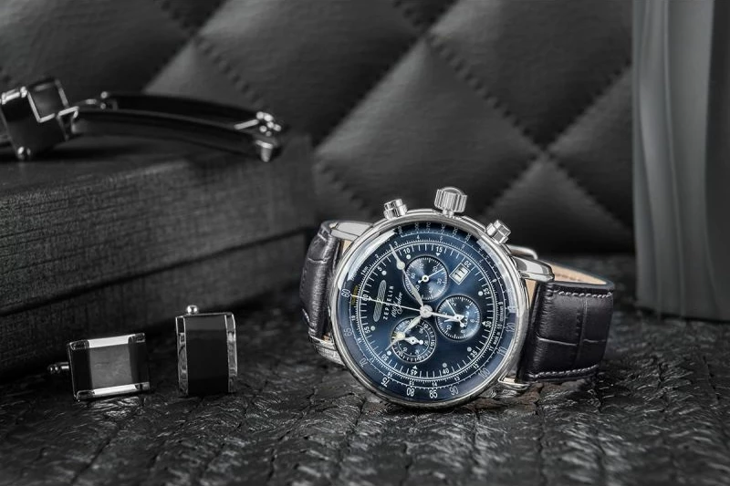 Orë dore për meshkuj Zeppelin, e zezë