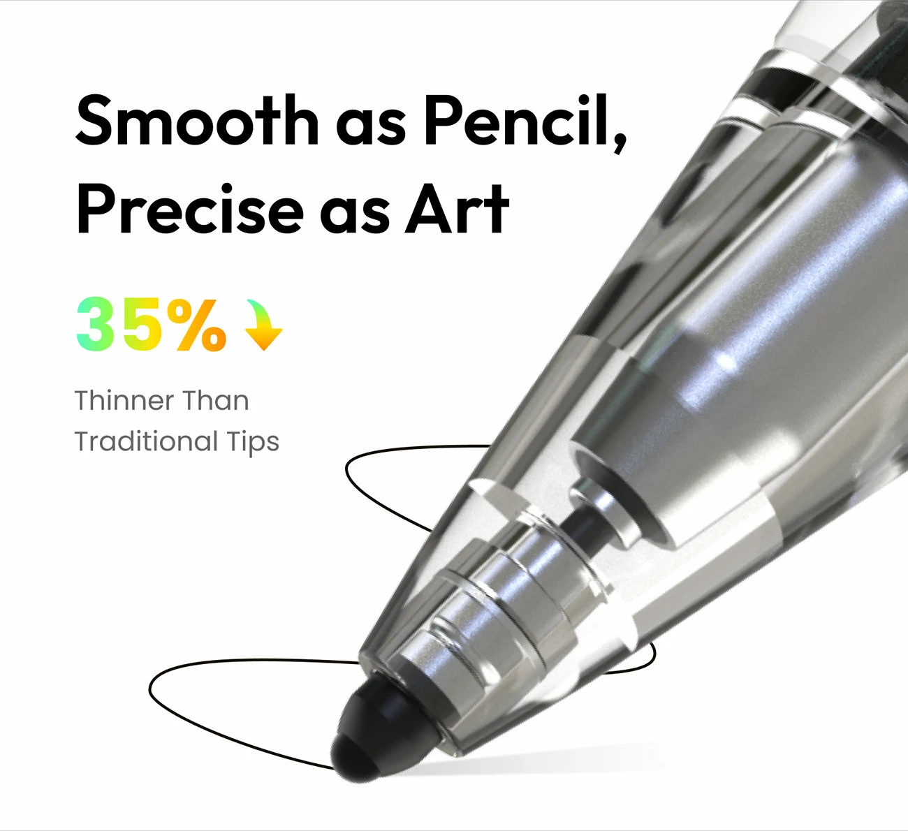 maja zëvendësuese për stylus, Metapen Air-Flex, për Pencil Air 8 Pro/8 Pro X, shkrim si në letër, e bardhë
