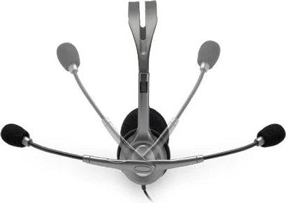 Kufje Logitech H110 stereo me mikrofon, 2x 3.5 mm, kabllo 1.8 m, gri