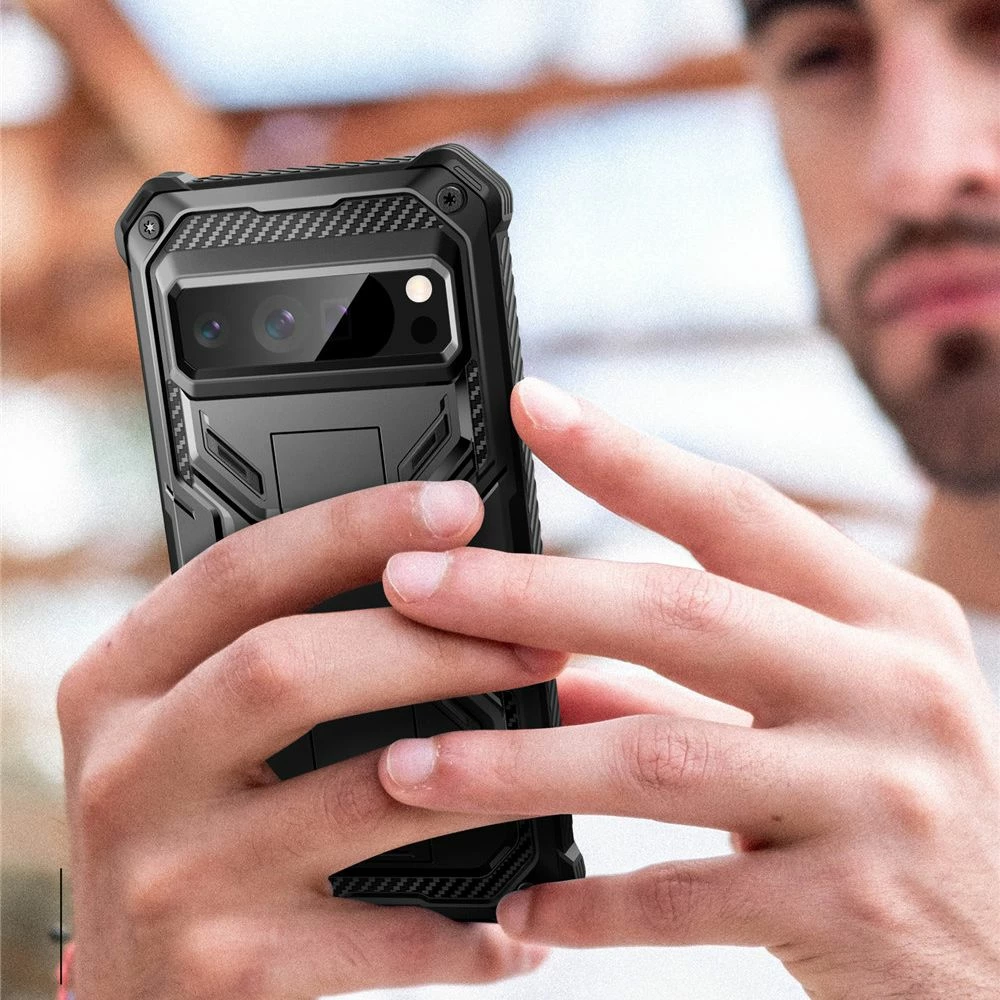 Mbështjellës Supcase ArmorBox për Google Pixel 9 Pro XL, i zi