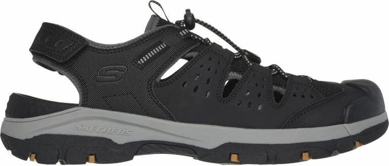 Sandale për meshkuj Skechers, të zeza