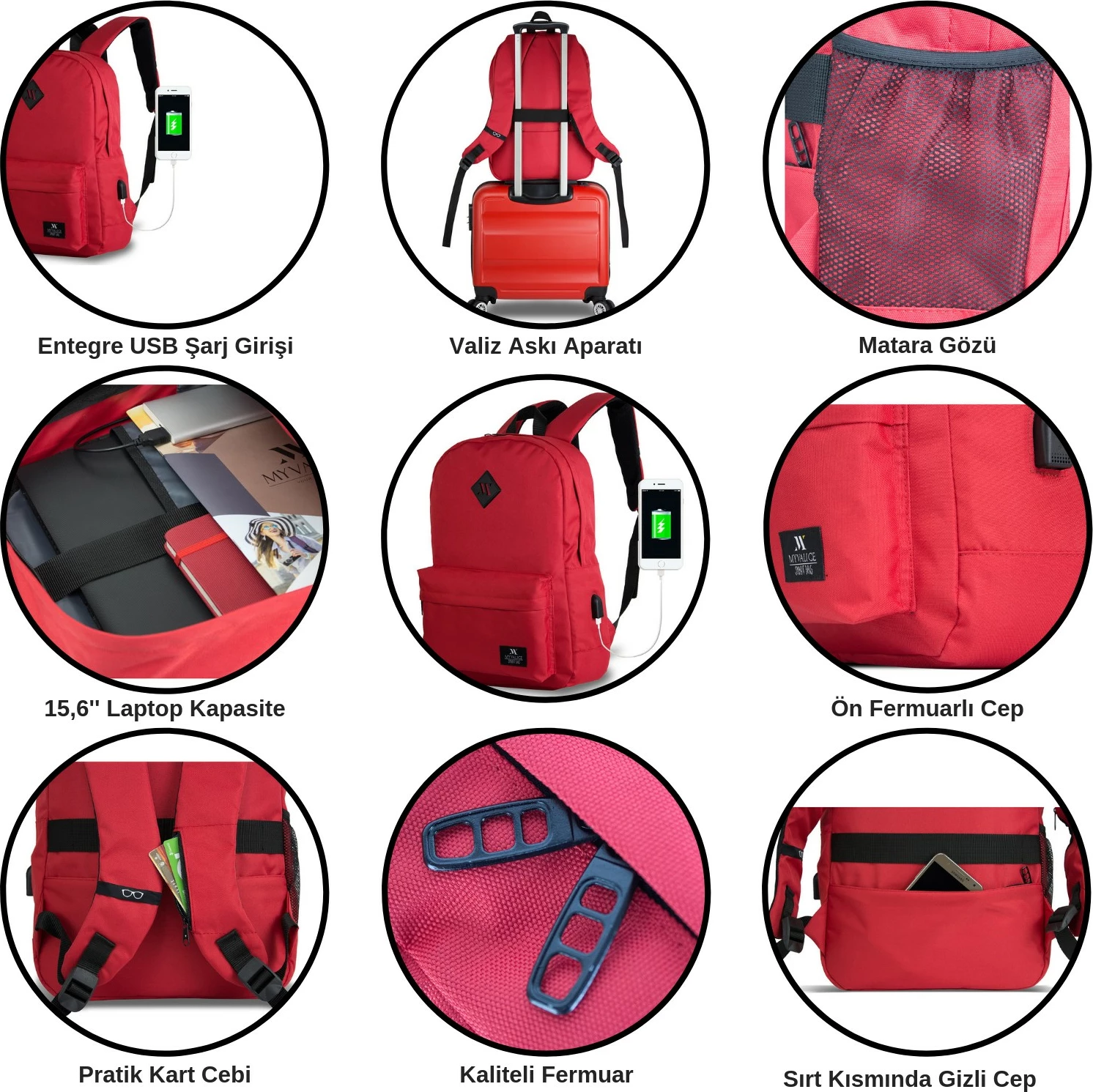 Çantë laptopi, ngjyrë kumbulle, Zoozie Bags, 8695