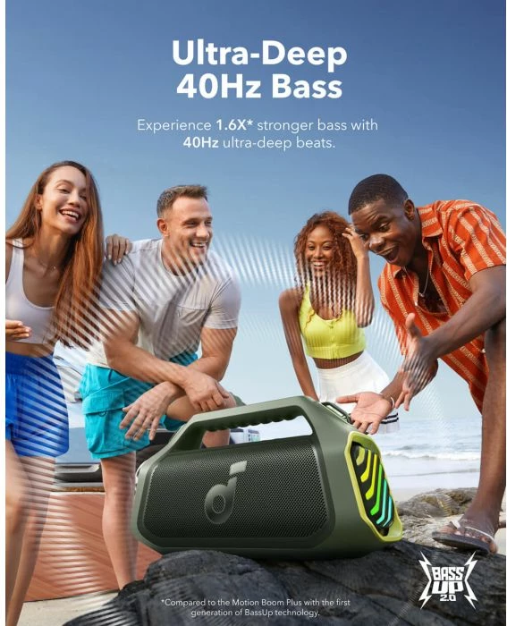 Altoparlant portativ Bluetooth ANKER Soundcore Boom 2 Plus A3134061 140W, jeshil