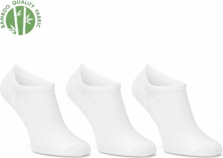 Maica të shkurtra bambuje për femra Filippo SD-SO02, të bardha, set prej 3 palë