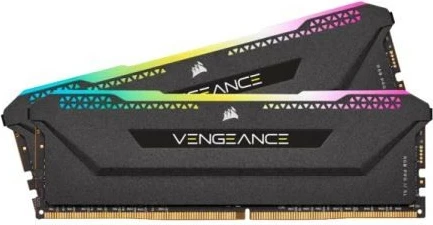 RAM memorje Corsair Vengeance RGB PRO SL, 32GB (2x16GB), DDR4, 3200MHz, CL16, e zezë
