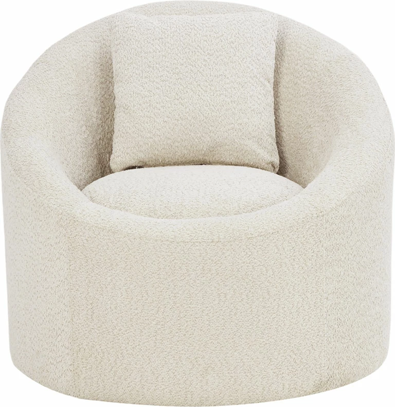 Fotelje rrotulluese Softy, krem, 80x80x77