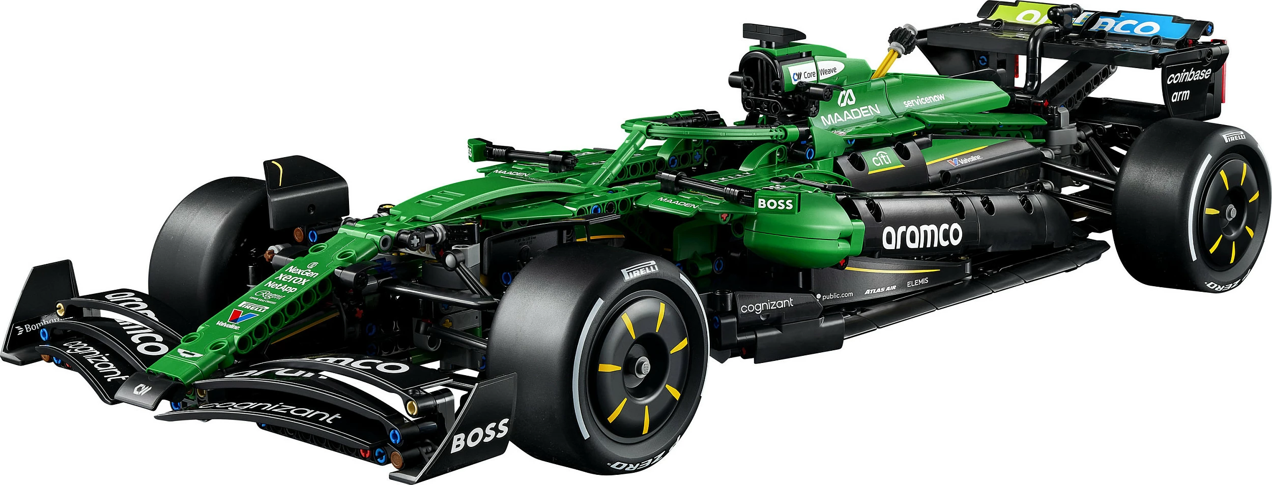 Set ndërtimi LEGO Technic 42240 Aston Martin Aramco AMR25 F1, 1547 pjesë, multicolor