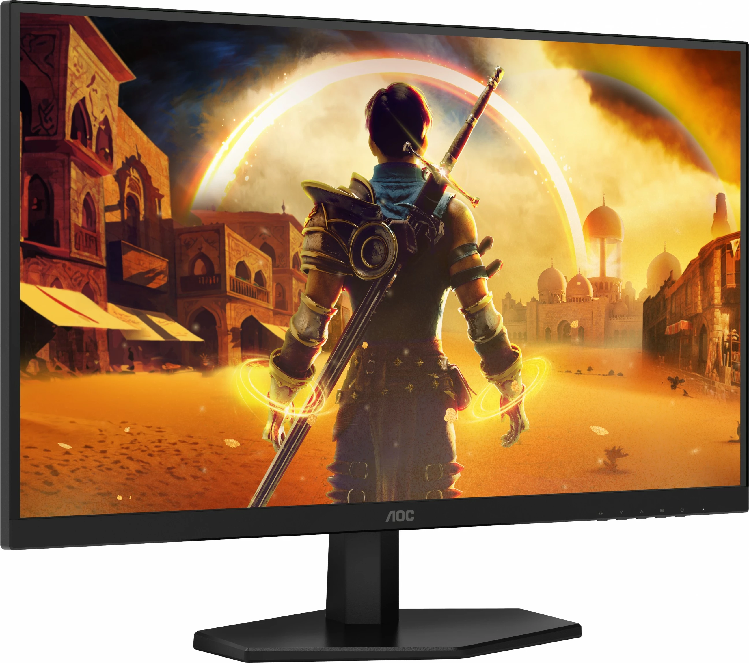 Monitor gaming AOC Q27G42ZE 27 inç, Fast IPS, QHD, 240Hz, zi/kuqe