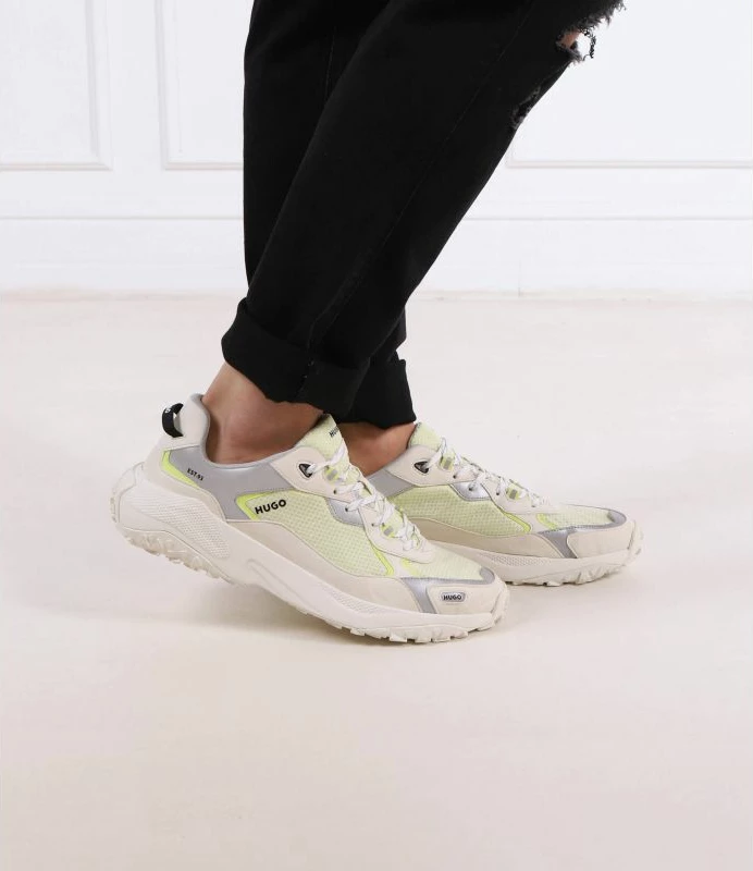 Këpucë për meshkuj Boss, të bardha