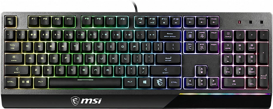 Tastierë gaming MSI VIGOR GK30, RGB, DE Layout, Wired, USB, QWERTZ, e zezë