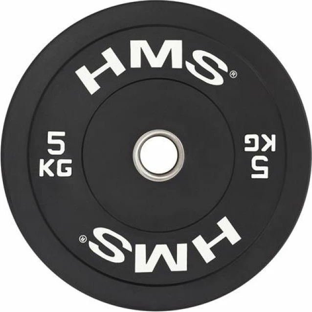 Pesha olimpike për stërvitje HMS, 5 kg, e zezë