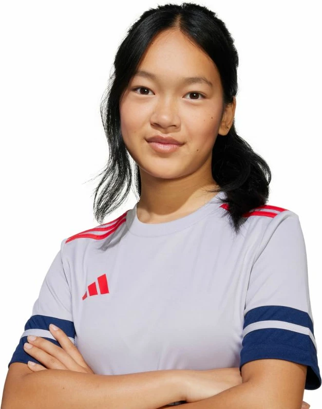 Maicë për fëmijë adidas, gri [Madhësia: 116 cm]
