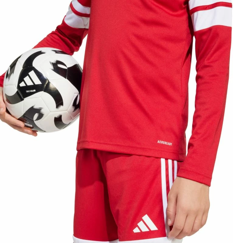 Fanellë futbolli për fëmijë adidas, e kuqe dhe e bardhë [Madhësia: 128 cm]