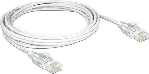 Kabllo rrjeti DeLOCK Cat6 UTP 2m, RJ-45 në RJ-45, e bardhë